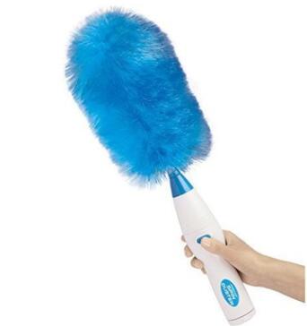 New Electrinic Hair Brush Spin Electric Hand Duster Motorized Dust Baguette Eliminates Dust House Clean Brush
